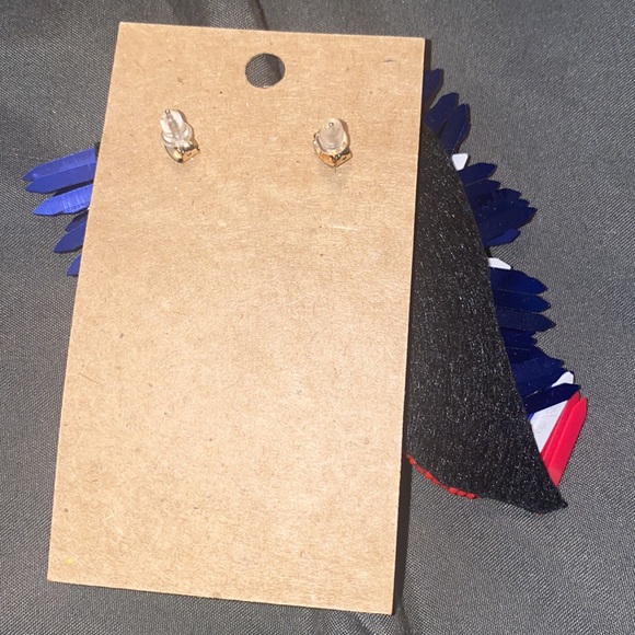 New! Patriotic wing earrings! - Picture 4 of 5